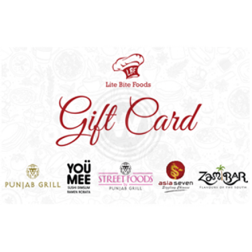 Lite Bite Food E-Gift Card(Instant Voucher) Lite Bite Food E-Gift Card(Instant Voucher)