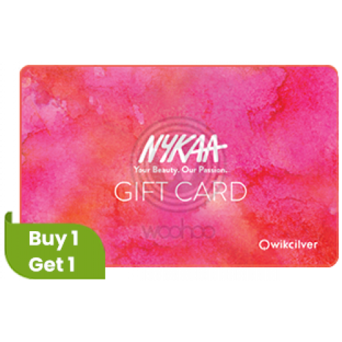 Nykaa Gift Card - Buy 1 Get 1 Free Nykaa Gift Card - Buy 1 Get 1 Free