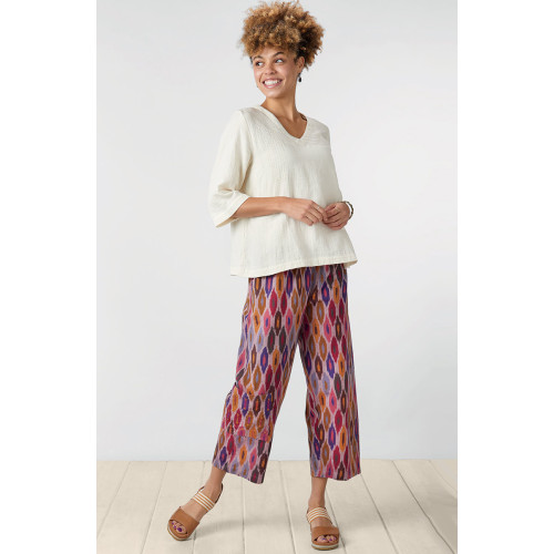 Kesari Pull-On Cargo Crop Pant - Multi Kesari Pull-On Cargo Crop Pant - Multi